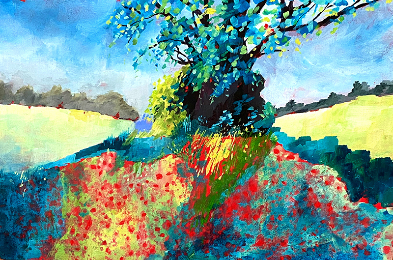 acrylic on canvas